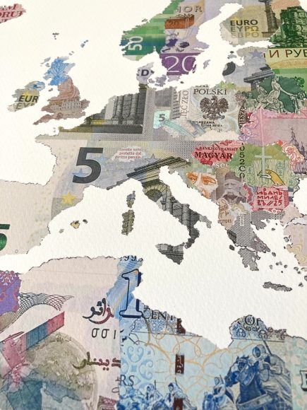 Money Map of the World MMXX -MMXXI. Detail