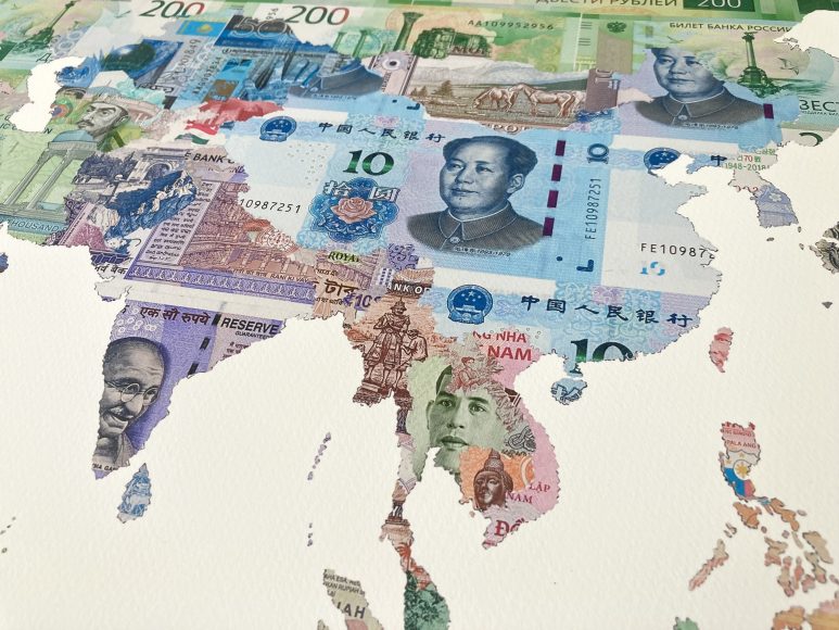 Money Map of the World MMXX -MMXXI. Detail